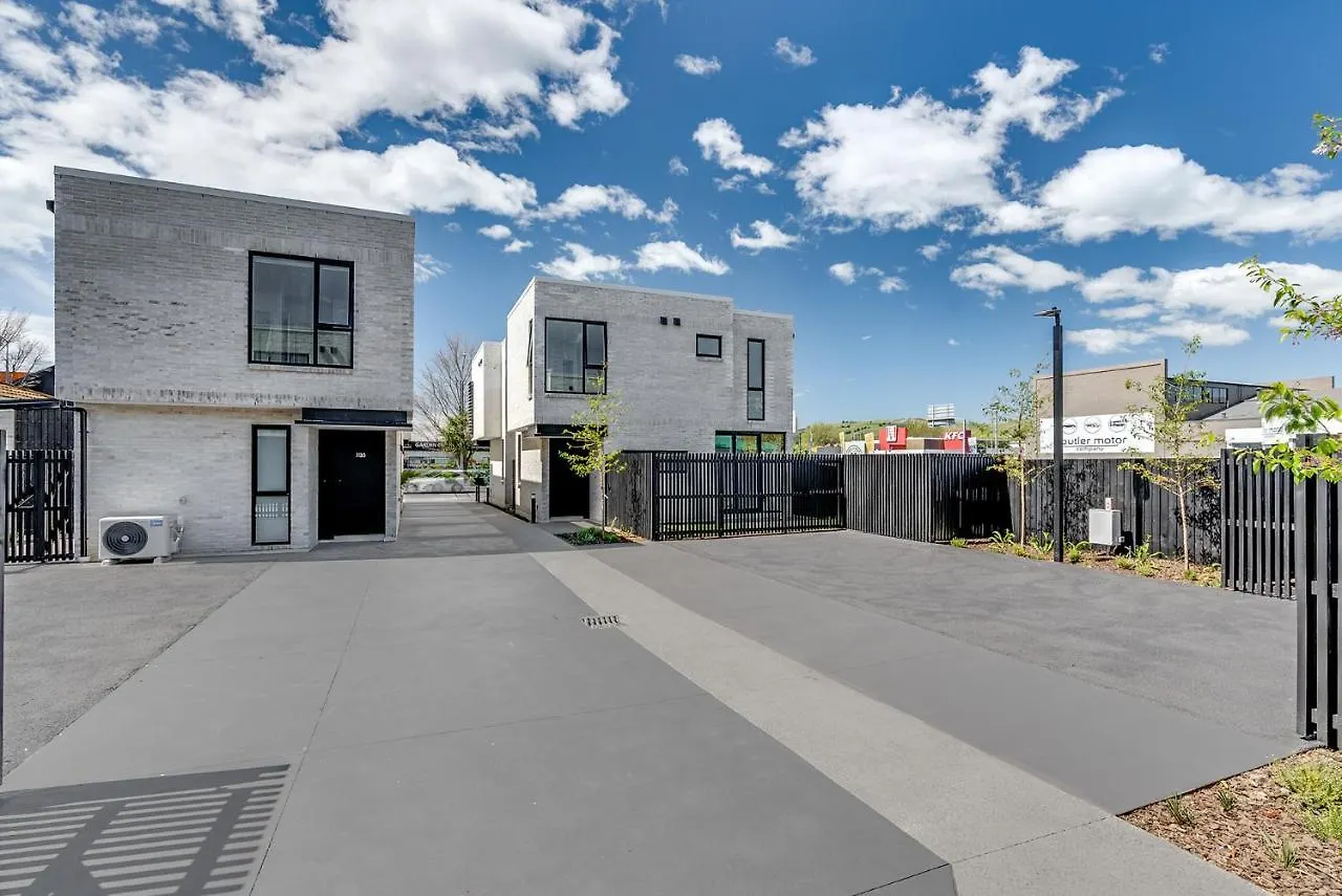 Apartment Cbd Contemporary Comfort Townhouse 2 Bed 2Bath Christchurch